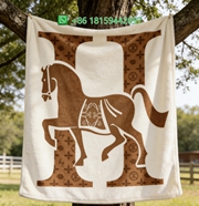 Hermes Throw Blankets